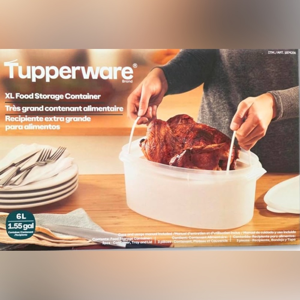 NEW| Tupperware Clear Food Storage Container